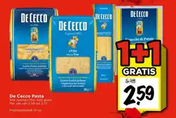 Vomar Voordeelmarkt De Cecco Pasta aanbieding