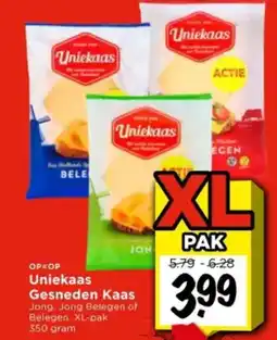 Vomar Voordeelmarkt Uniekaas Gesneden Kaas aanbieding