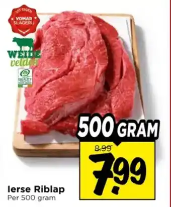 Vomar Voordeelmarkt lerse Riblap aanbieding
