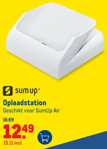 Makro Sum up Oplaadstation aanbieding