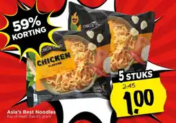 Vomar Voordeelmarkt Asia's Best Noodles aanbieding