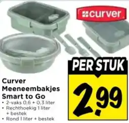 Vomar Voordeelmarkt Curver Meeneembakjes Smart to Go aanbieding