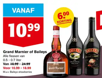 Hoogvliet Baileys of Grand Marnier 500-700ml aanbieding