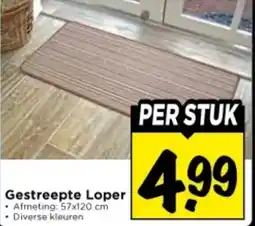 Vomar Voordeelmarkt Gestreepte Loper aanbieding