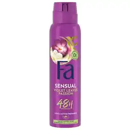 Trekpleister Fa Violet Leaves Passion Deodorant Spray aanbieding