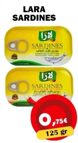 Avantage Supermarkt Lara Sardines aanbieding