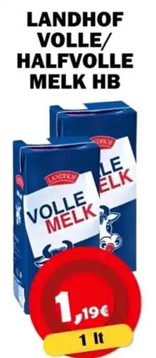 Avantage Supermarkt Landhof Volle/ Halfvolle melk HB aanbieding