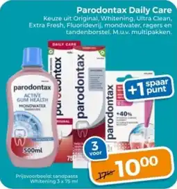 Trekpleister Parodontax Daily Care aanbieding