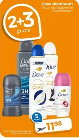 Trekpleister Dove deodorant aanbieding