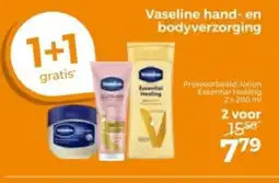 Trekpleister Vaseline hand en Bodyverzorging aanbieding
