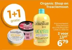 Trekpleister Organic Shop en Treaclemoon aanbieding