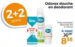 Trekpleister Odorex Douche en Deodorant aanbieding