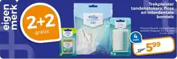 Trekpleister Trekpleister tandenstokers, floss en interdentale borstels aanbieding