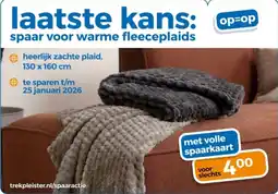 Trekpleister Plaid aanbieding