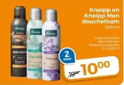 Trekpleister Kneipp en Kneipp Men douchefoam aanbieding