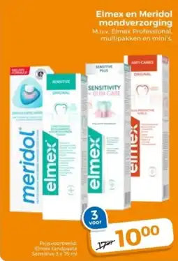 Trekpleister Elmex en Meridol mondverzorging aanbieding
