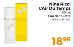Trekpleister Nina Ricci L'Air Du Temps aanbieding