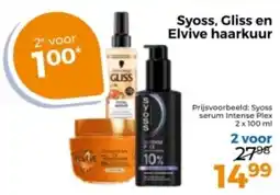 Trekpleister Syoss, Gliss en Elvive haarkuur aanbieding