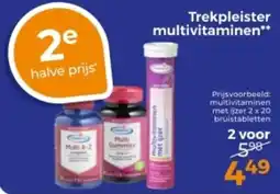 Trekpleister Trekpleister multivitaminen aanbieding