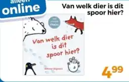 Trekpleister Van welk dier is dit spoor hier? aanbieding