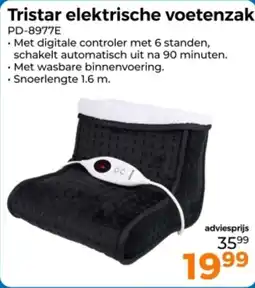 Trekpleister Tristar elektrische voetenzak PD-8977E aanbieding