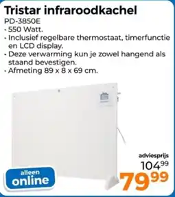 Trekpleister Tristar Infraroodkachel PD-3850E aanbieding