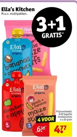 Kruidvat Ella's Kitchen aanbieding