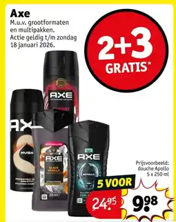 Kruidvat Axe aanbieding