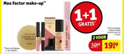 Kruidvat Max Factor make-up aanbieding