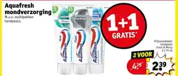 Kruidvat Aquafresh mondverzorging aanbieding