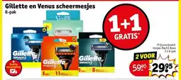 Kruidvat Gillette en Venus scheermesjes aanbieding