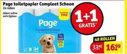 Kruidvat Page toiletpapier Compleet Schoon aanbieding