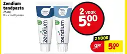 Kruidvat Zendium tandpasta aanbieding