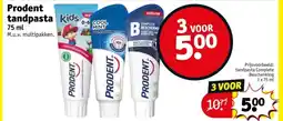 Kruidvat Prodent tandpasta kids aanbieding