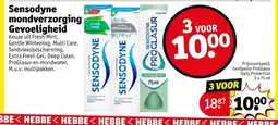 Kruidvat Sensodyne mondverzorging Gevoeligheid aanbieding