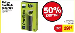 Kruidvat Philips OneBlade apparaat aanbieding
