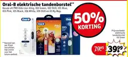 Kruidvat Oral-B elektrische tandenborstel aanbieding