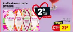 Kruidvat Kruidvat menstruatie artikelen aanbieding
