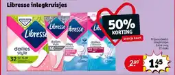 Kruidvat Libresse inlegkruisjes aanbieding