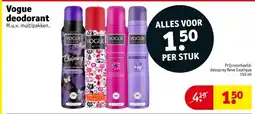 Kruidvat Vogue deodorant aanbieding