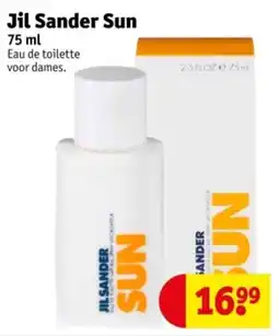 Kruidvat Jil Sander Sun aanbieding