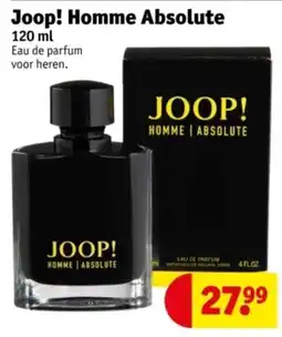 Kruidvat Joop! Homme Absolute aanbieding