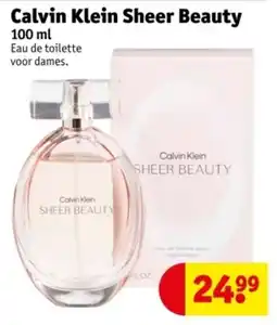 Kruidvat Calvin Klein Sheer Beauty aanbieding