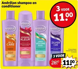 Kruidvat Andrélon shampoo en conditioner aanbieding