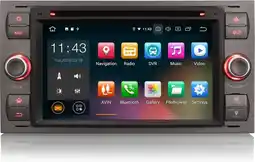 Bol.com Android autoradio navigatie voor FORD FIESTA FUSION GALAXY KUGA MONDEO FOCUS met ingebouwd aanbieding