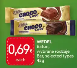 Food Plus WEDEL Baton, wybrane rodzaje aanbieding