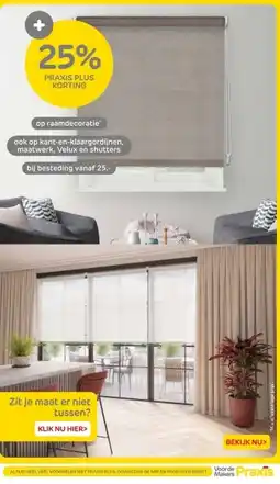 Praxis Op raamdecoratie aanbieding