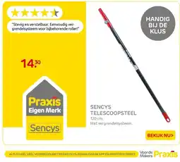 Praxis Sencys telescoopsteel aanbieding