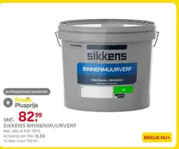 Praxis Sikkens binnenmuurverf aanbieding