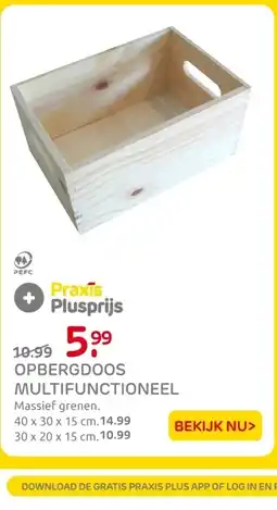 Praxis Opbergdoos multifunctioneel aanbieding